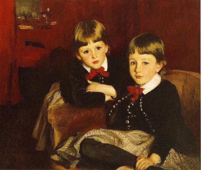 John Singer Sargent Sargent John Singer Portrait of Two Children aka The Forbes Brothers